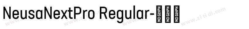 NeusaNextPro Regular字体转换 NeusaNextPro Regular字体转换
